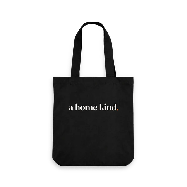 Logo Black tote bag