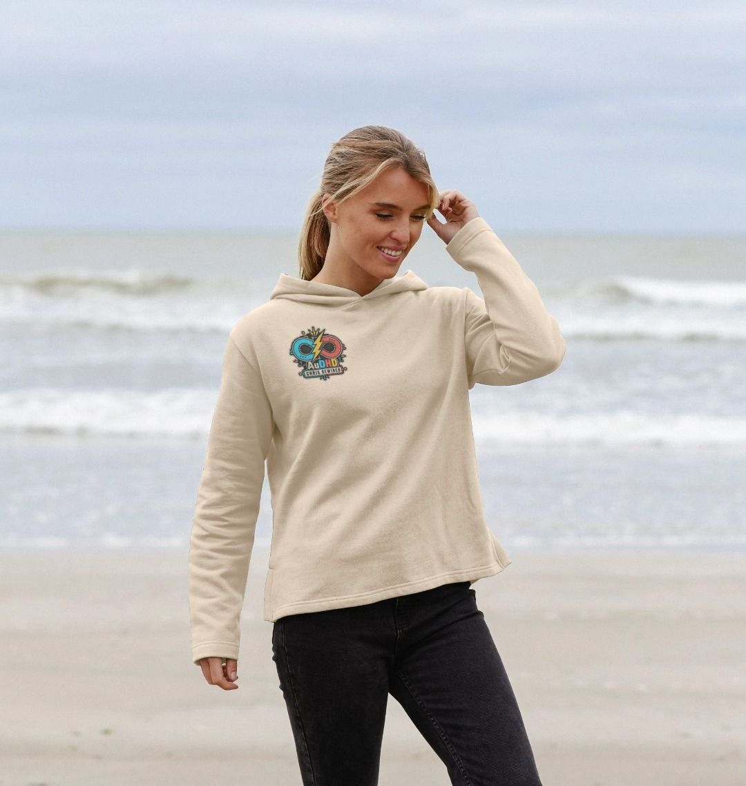 Half Organised Genius Half Extension Cord Women's Hoodie