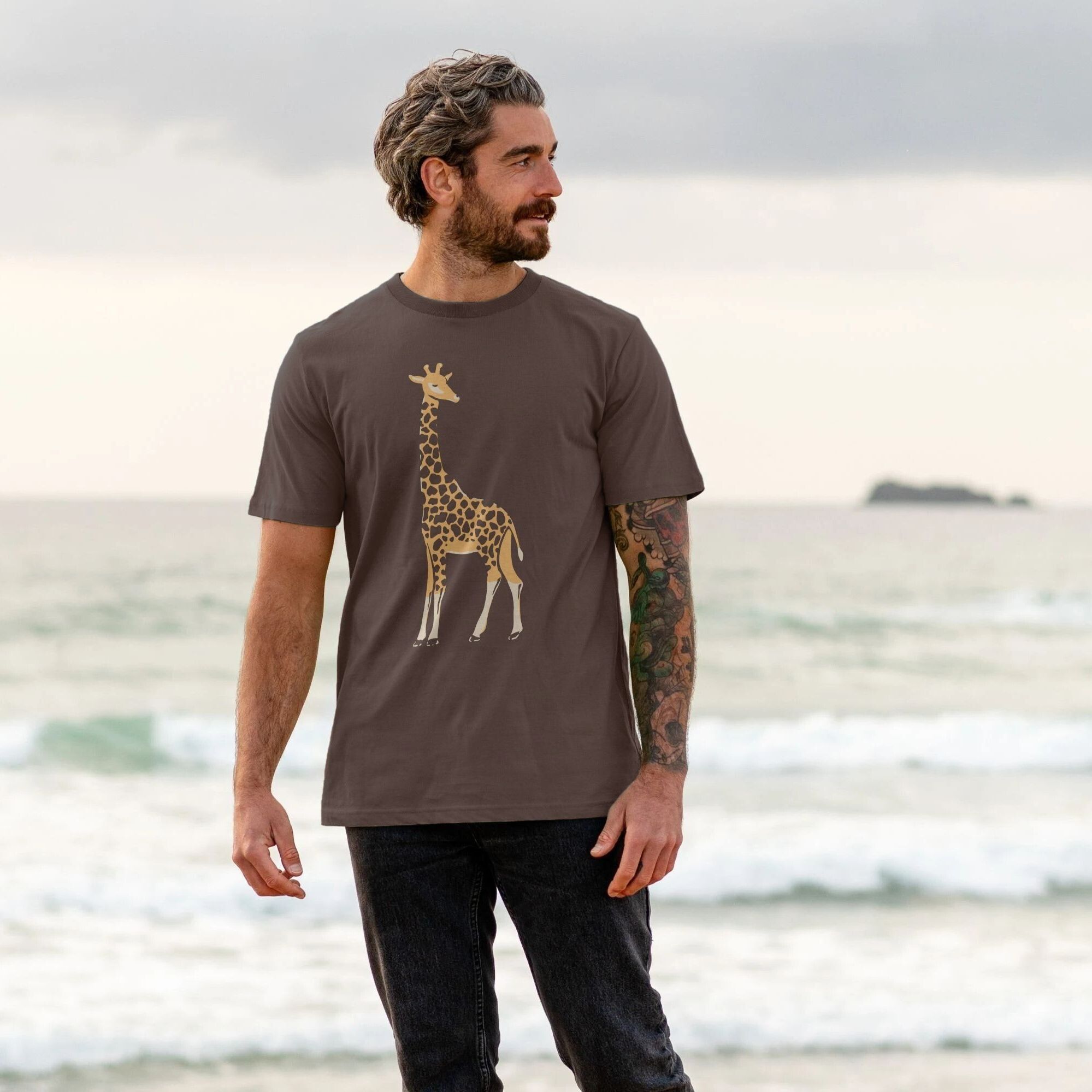 Elephant T-shirt | Colourful Elephant Top | Rapanui