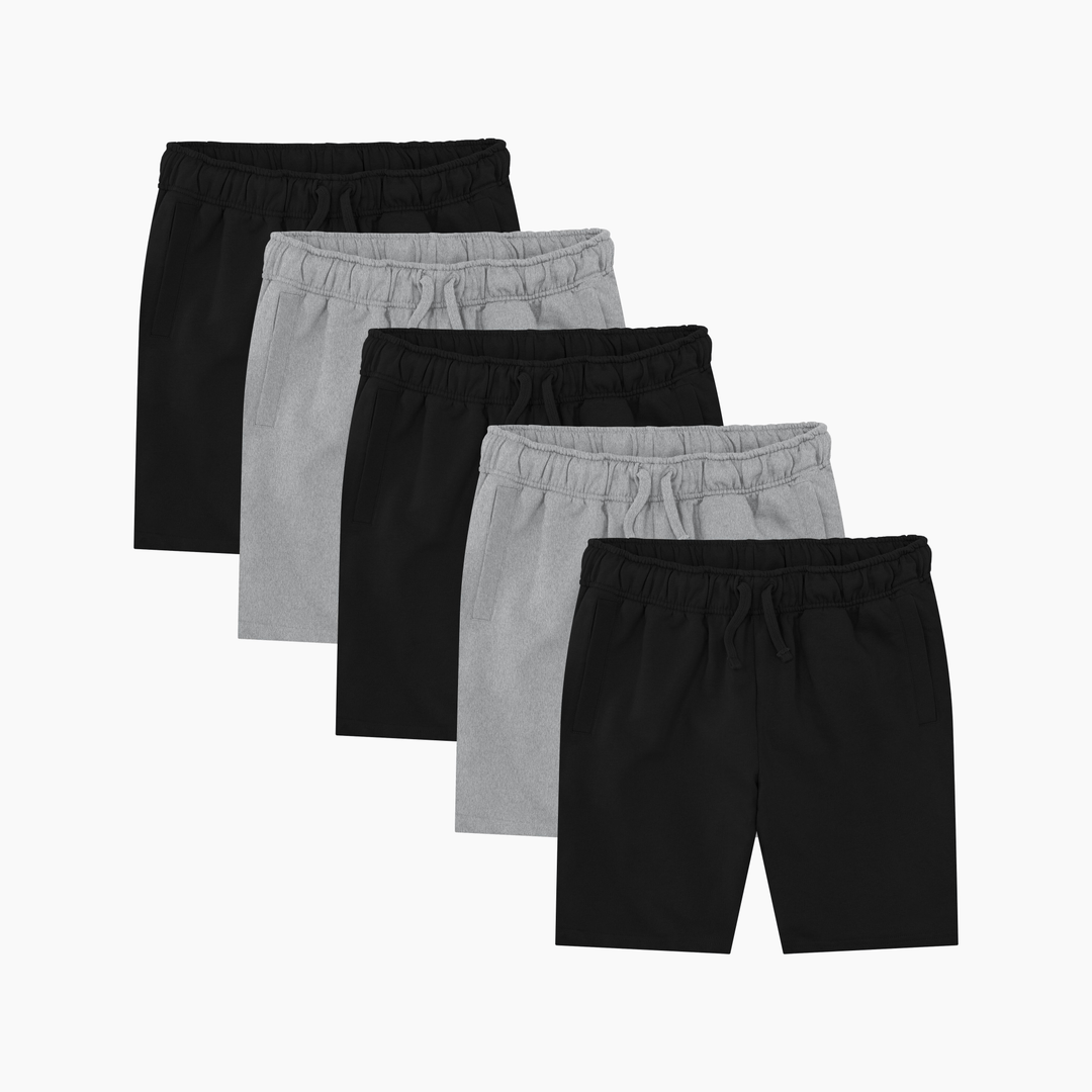 Men's Jersey Shorts 5 Pack | Cotton Shorts Multipack | Rapanui