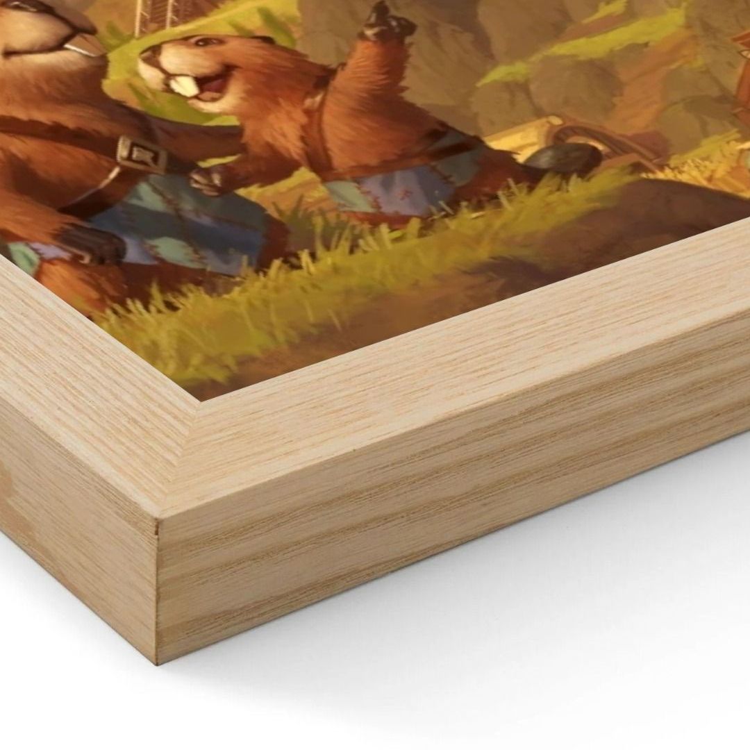 Timberborn Poster | Gaming Wall Art | Timberborn