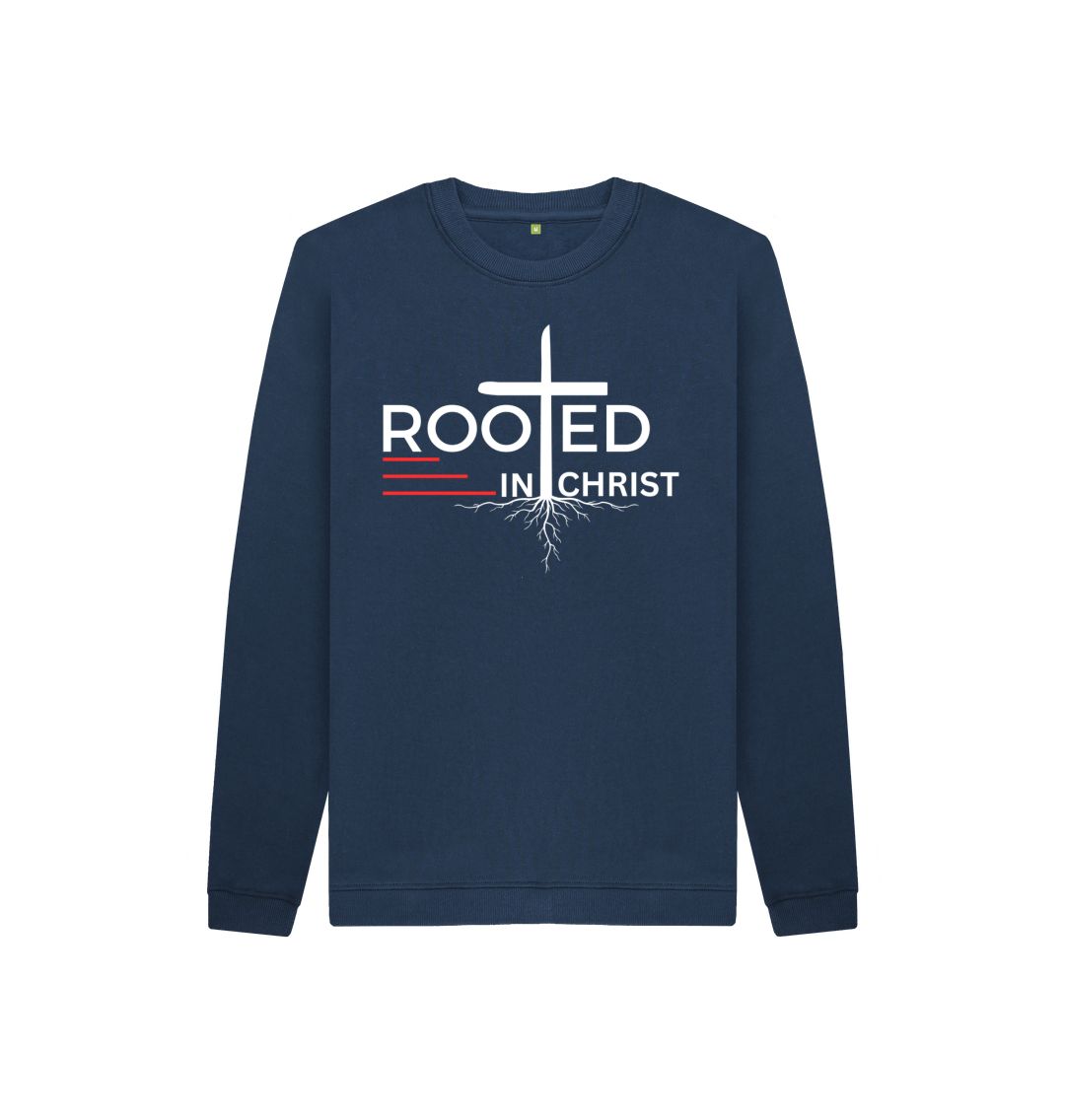 Colossians 2:7 - Rooted in Christ Organic cotton Kid's Jumper & Sweatshirt