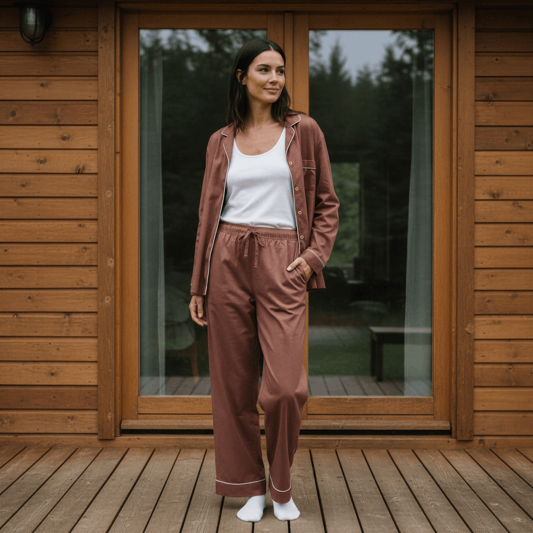 Women's Organic Cotton Pyjama Set | Soft PJs | Rapanui