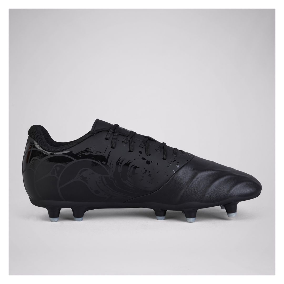 Bottes De Rugby Canterbury Phoenix Genesis Team – Pour Terrain Sec, Mixte Adulte, Pointure 47, Noir/argent Métallisé