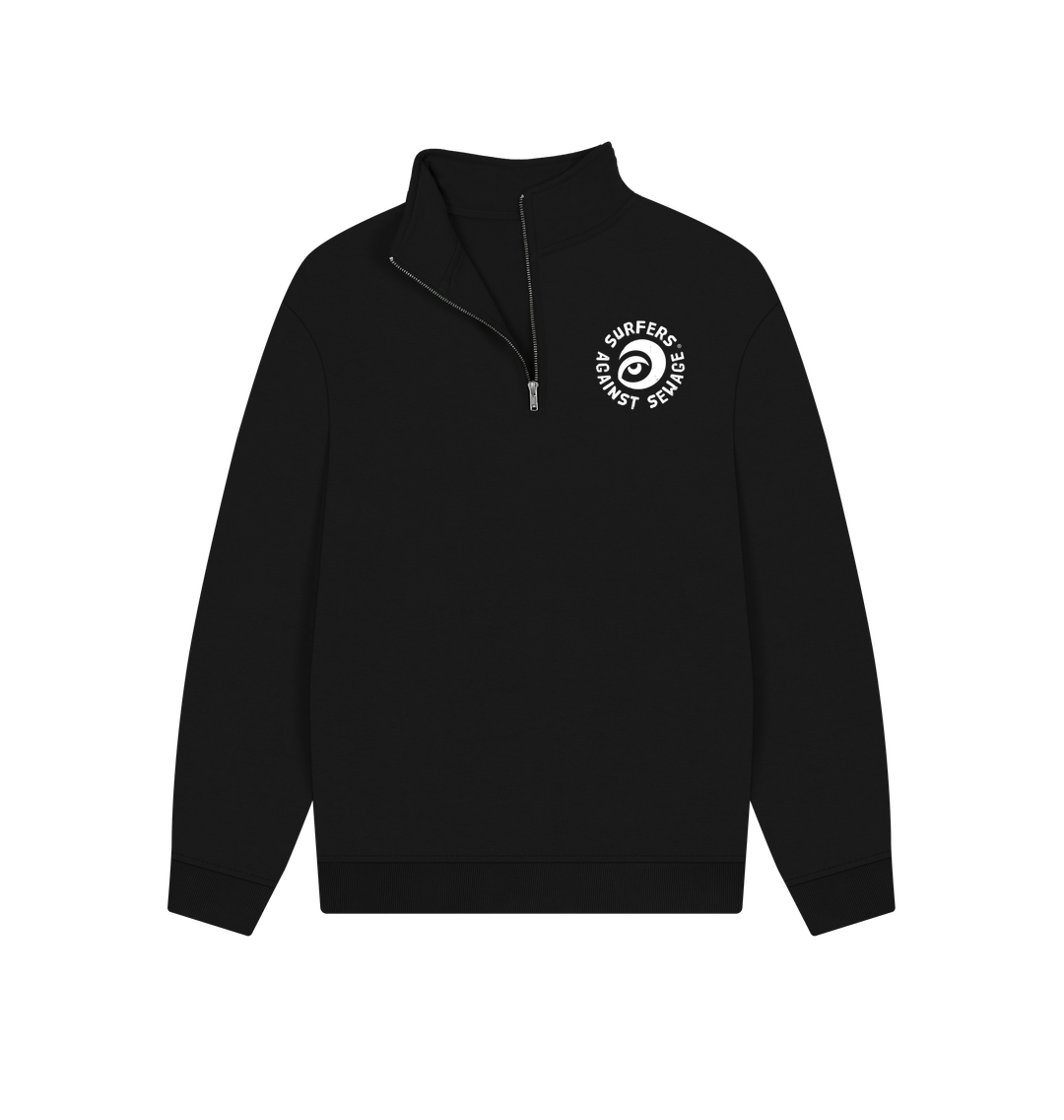 SAS Logo Half Zip Sweatshirt