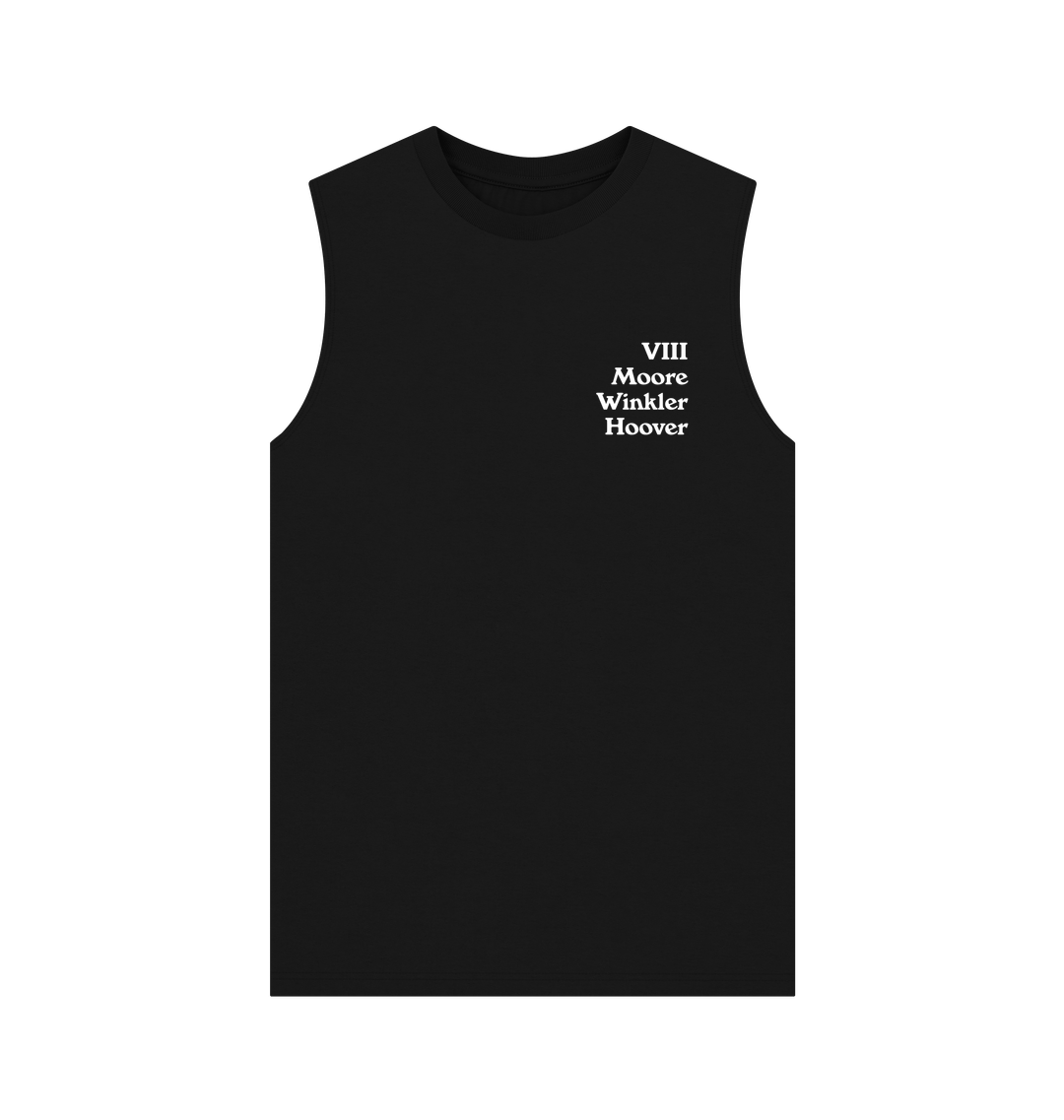 The Henry Vest - White Print