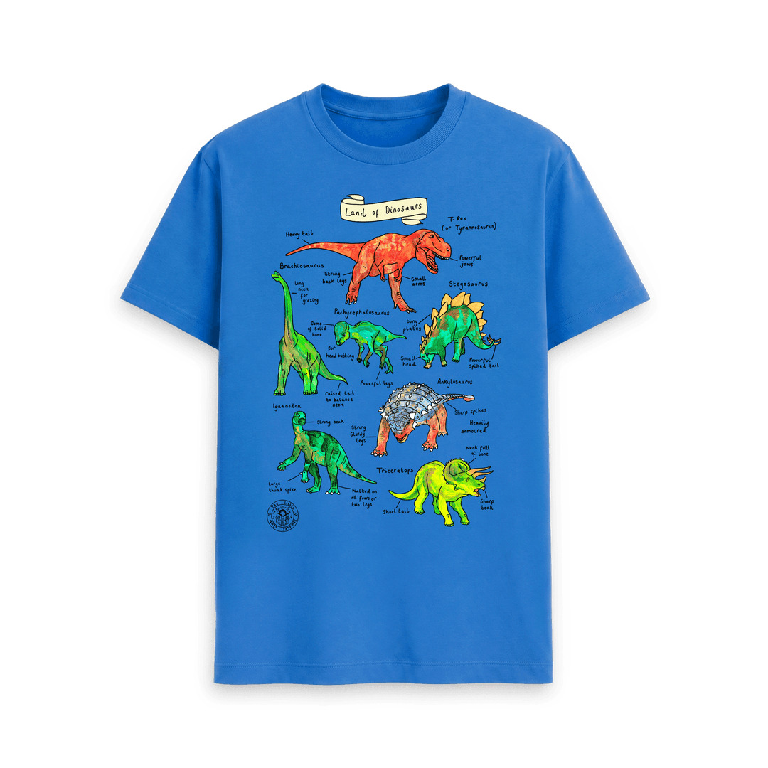 Adult Land of Dinosaurs T-Shirt | Organic Cotton