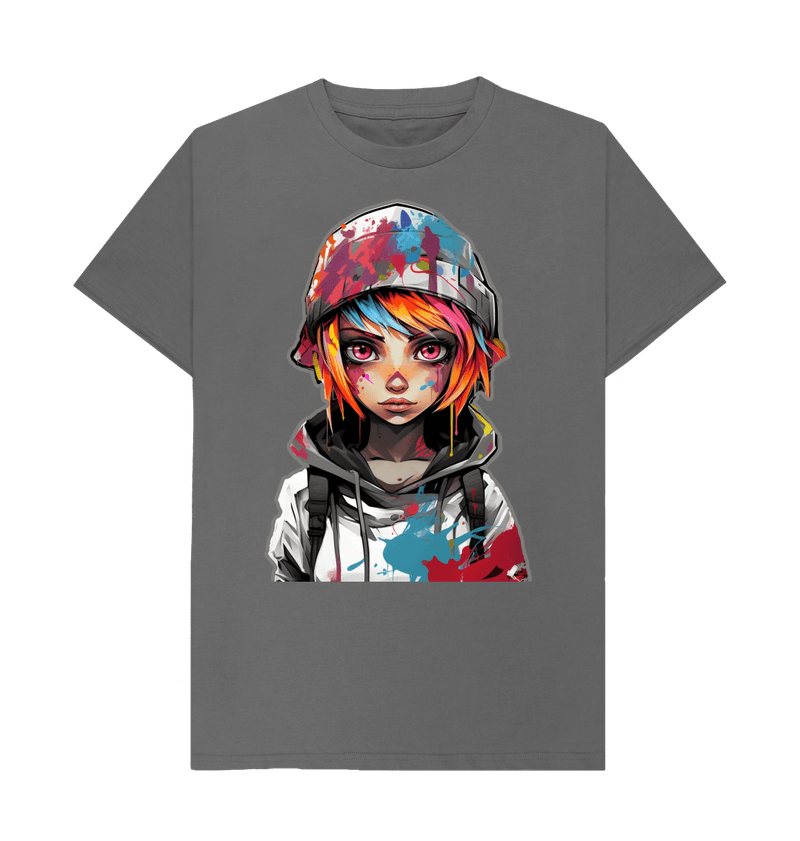 Men's Anime Painter Girl T-Shirt
