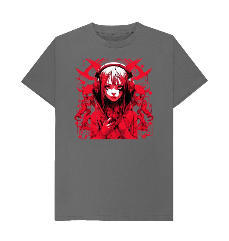Men's Red Demon Anime Devil Girl T-Shirt