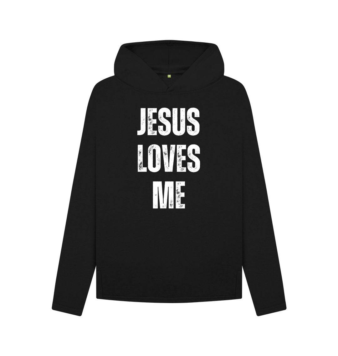Jesus Loves Me 100% Organic cotton Women's Relaxed Fit Hoodie