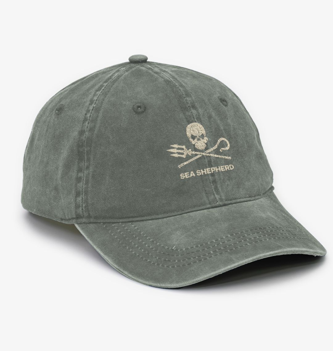 Sea Shepherd Jolly Roger Oat Logo Cap