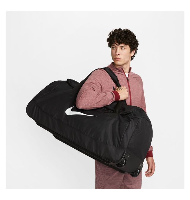 nike backpacks and duffle bags Academy Team Duffel Bag (BLACK) Dual handles offer another way to carry your bag Nike Departure Duffel Bag