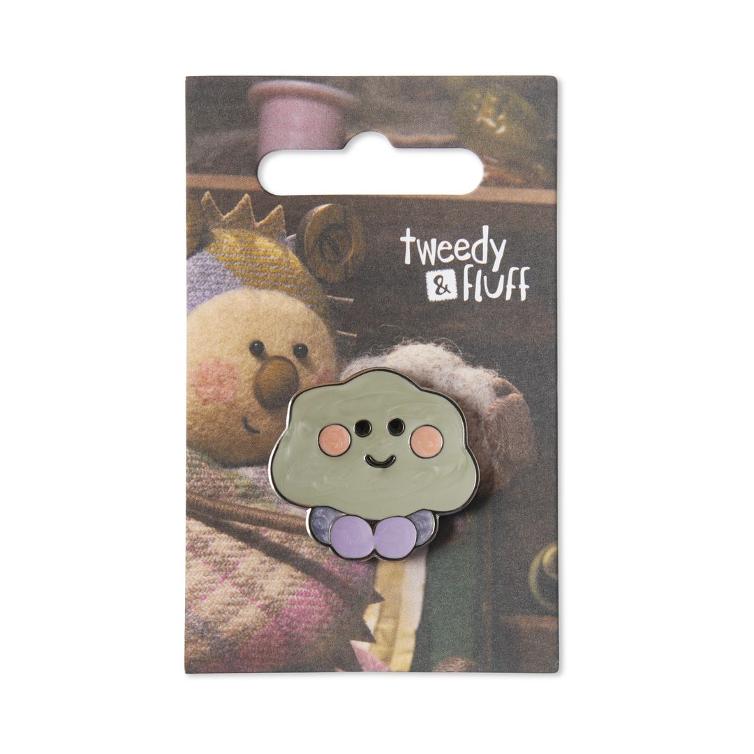 Fluff Pin Badge | Tweedy and Fluff