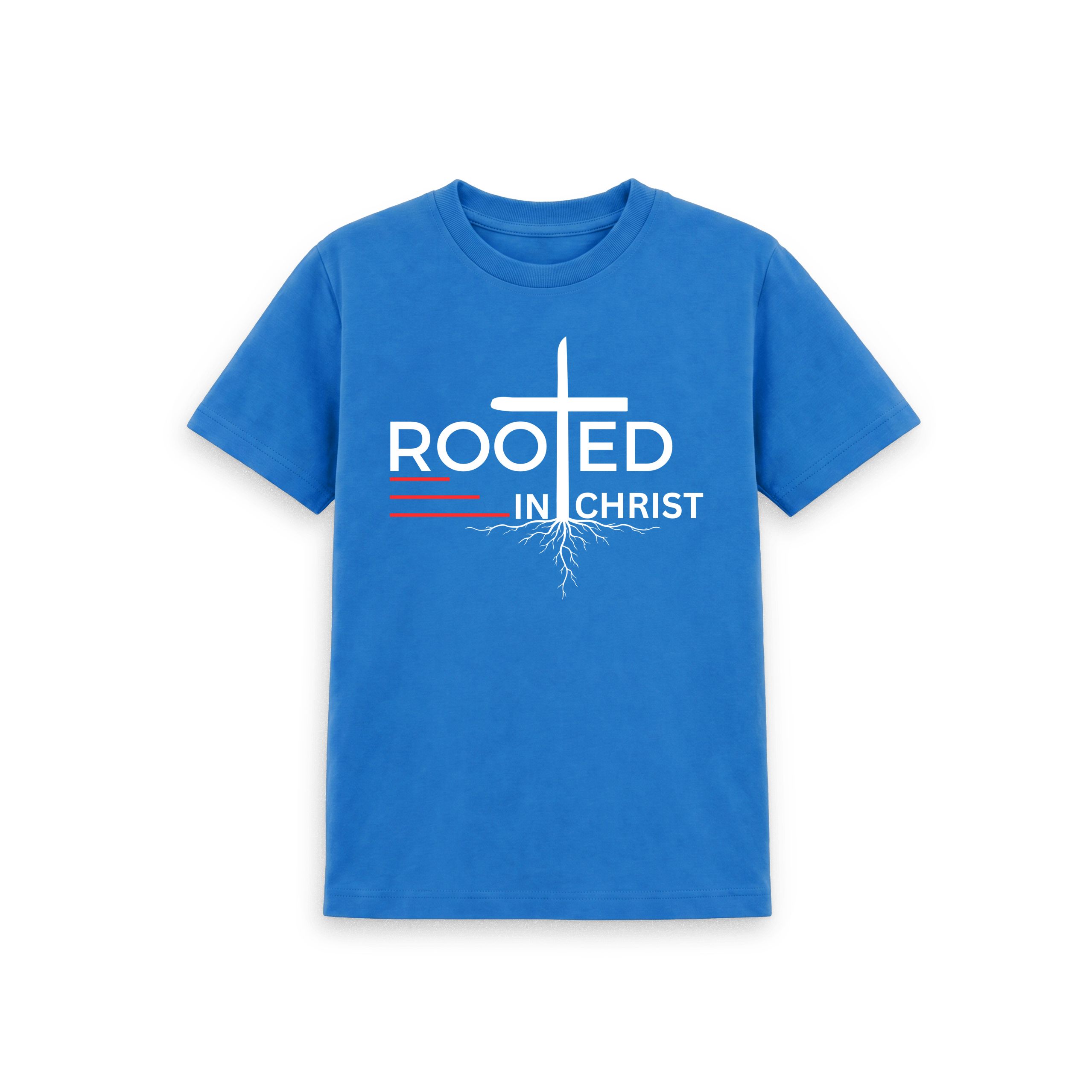 Colossians 2:7 - Rooted in Christ Organic cotton Kid's T-Shirt