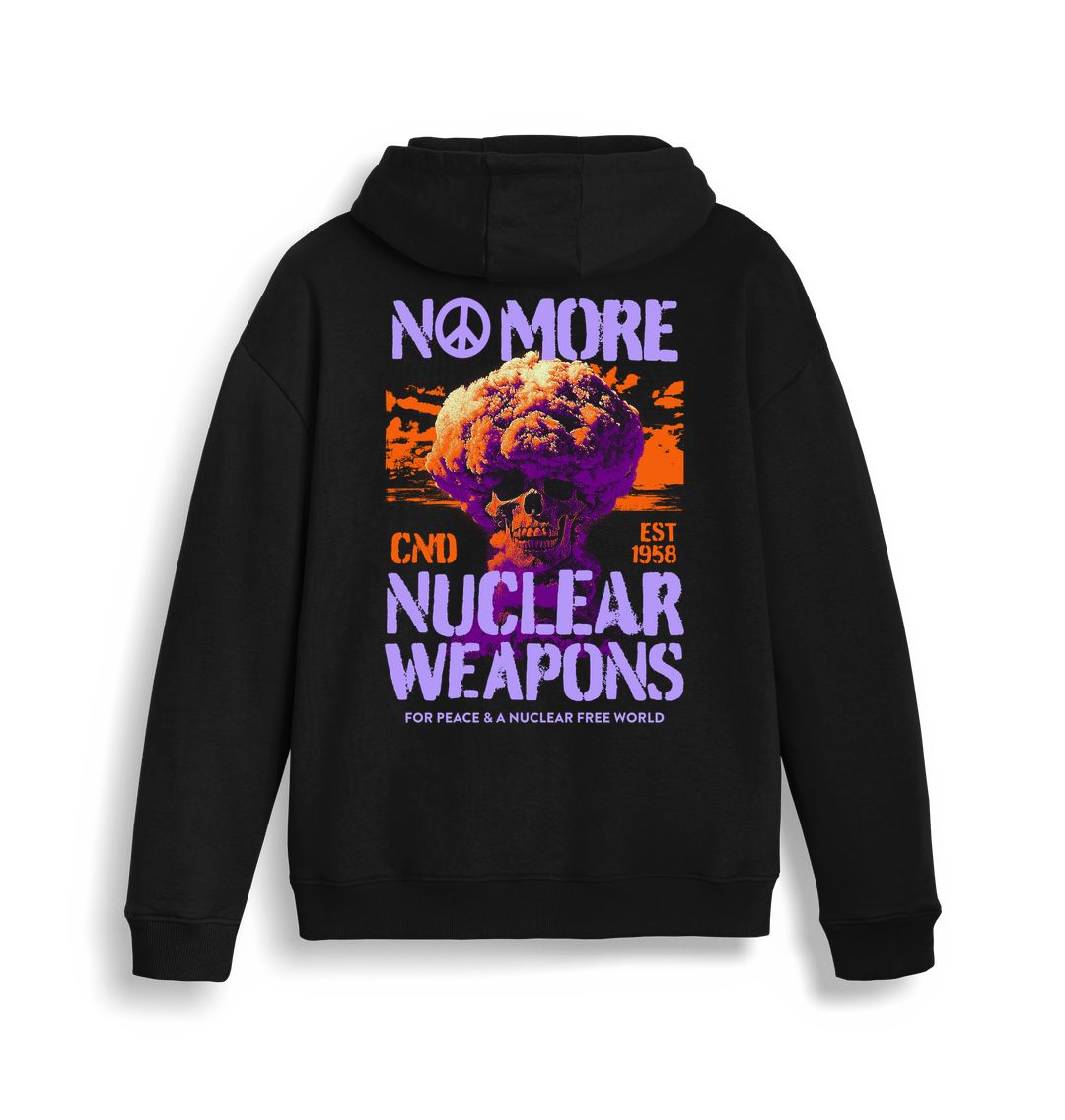No More Nuclear Weapons Zip Hoodie