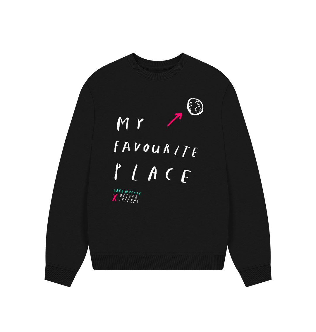 Oliver Jeffers x Greenpeace Women's Oversized Jumper