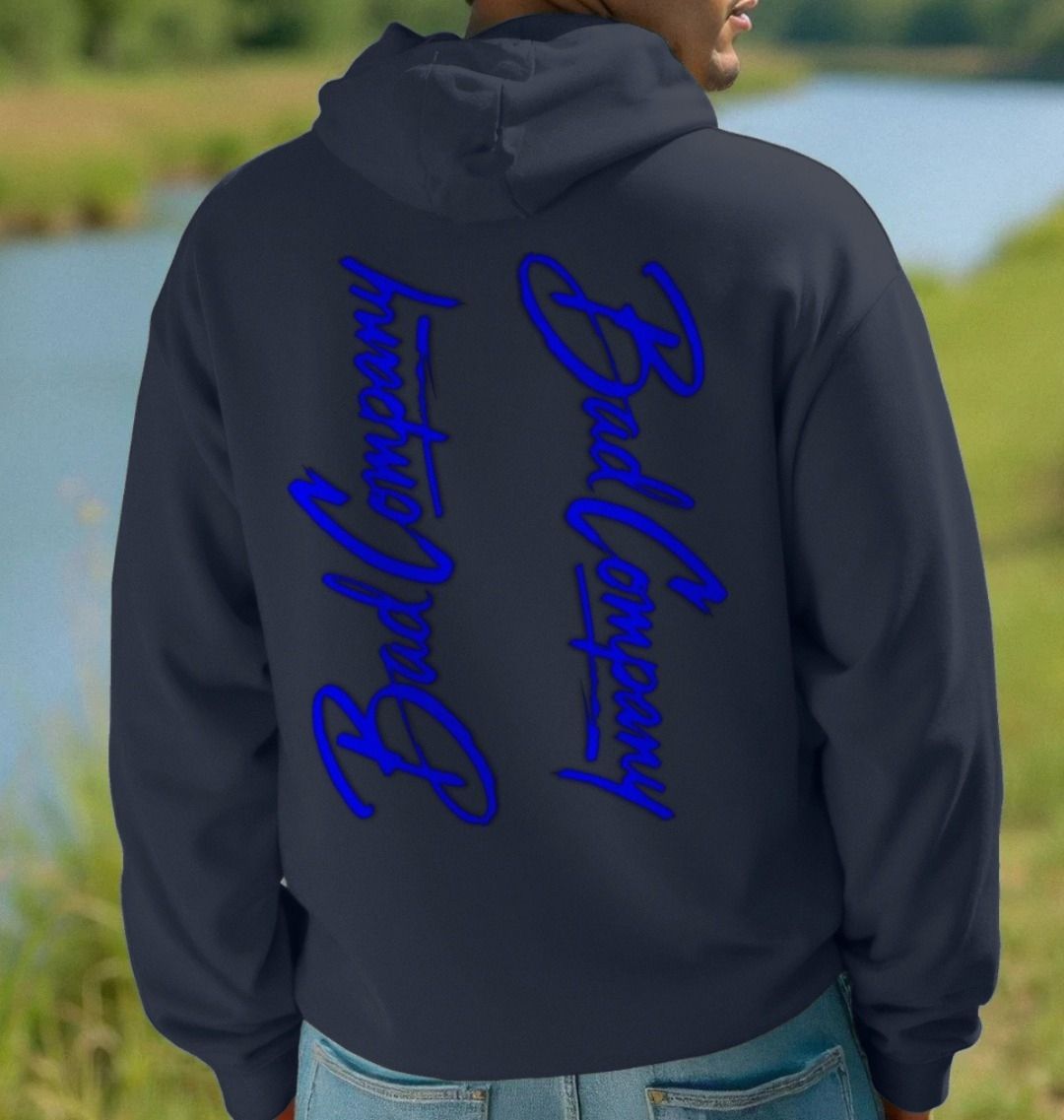 Bad Company Double signature in electric blue
