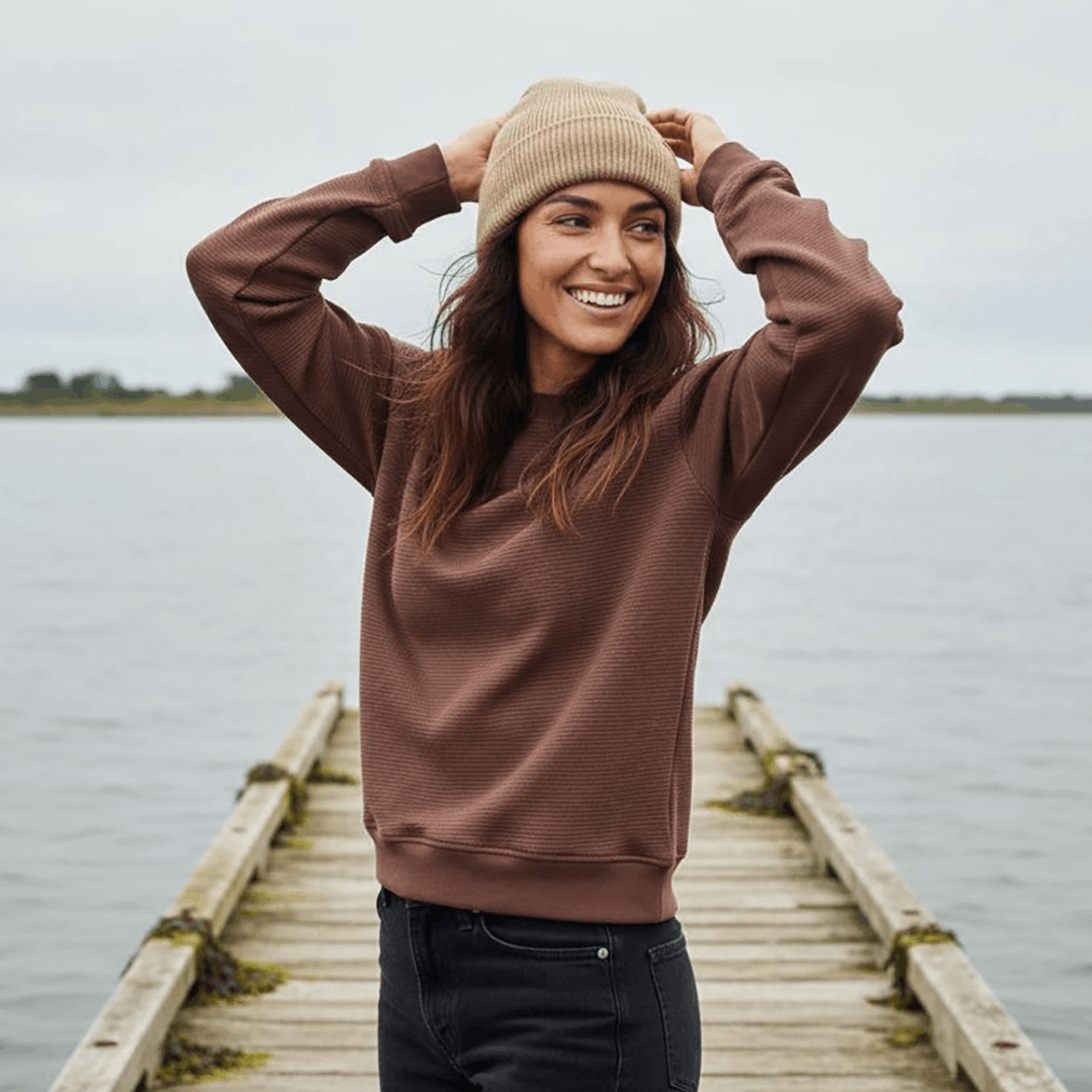 Women's Waffle Knit Jumper Twin Pack Jumper Set Rapanui