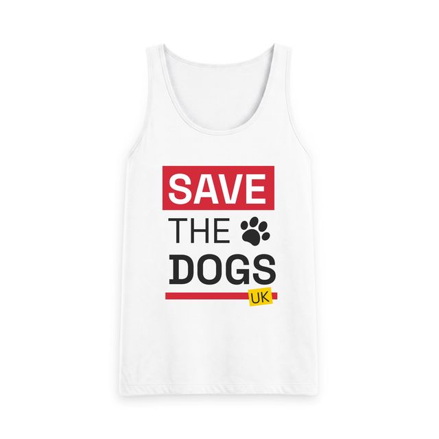 Save The Dogs UK - Women’s Vest (White)
