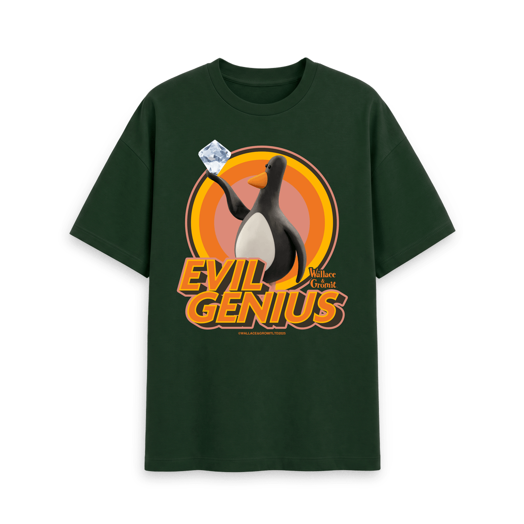 Evil Genius Feathers McGraw Oversized T-Shirt