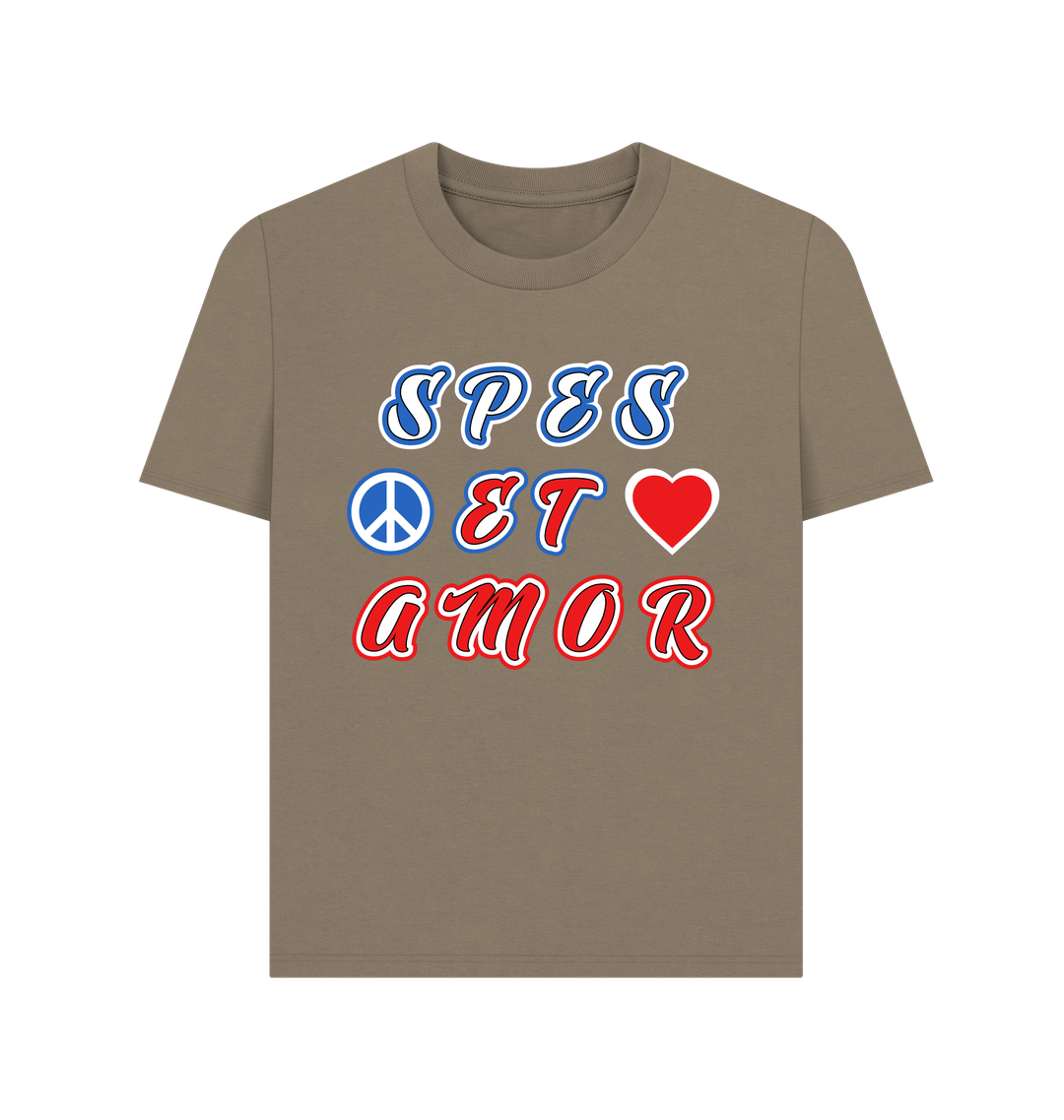 Hope And Love In Latin Organic Cotton Women's T-shirt