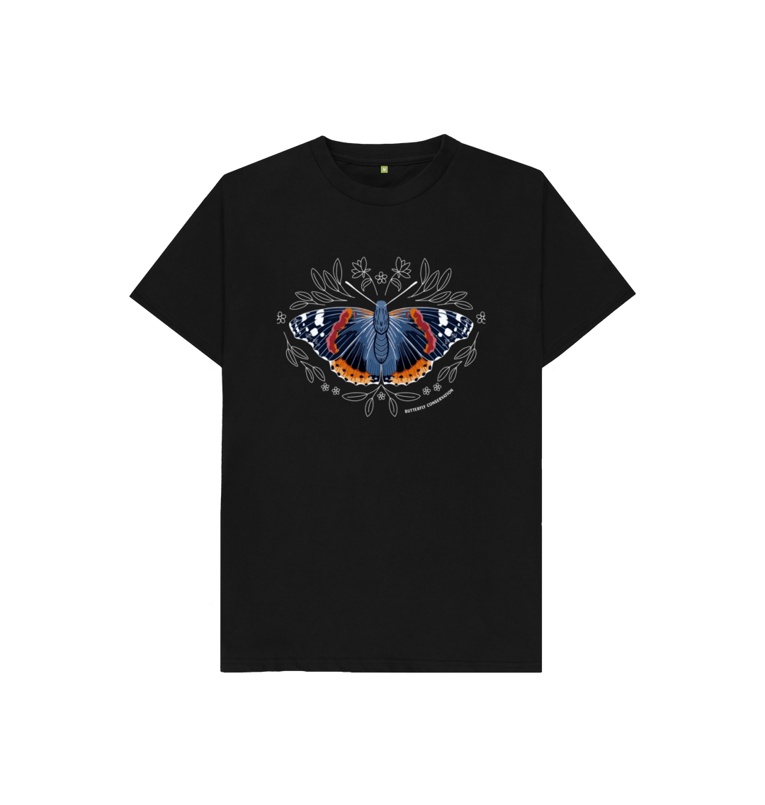Kids Red Admiral Butterfly T-Shirt