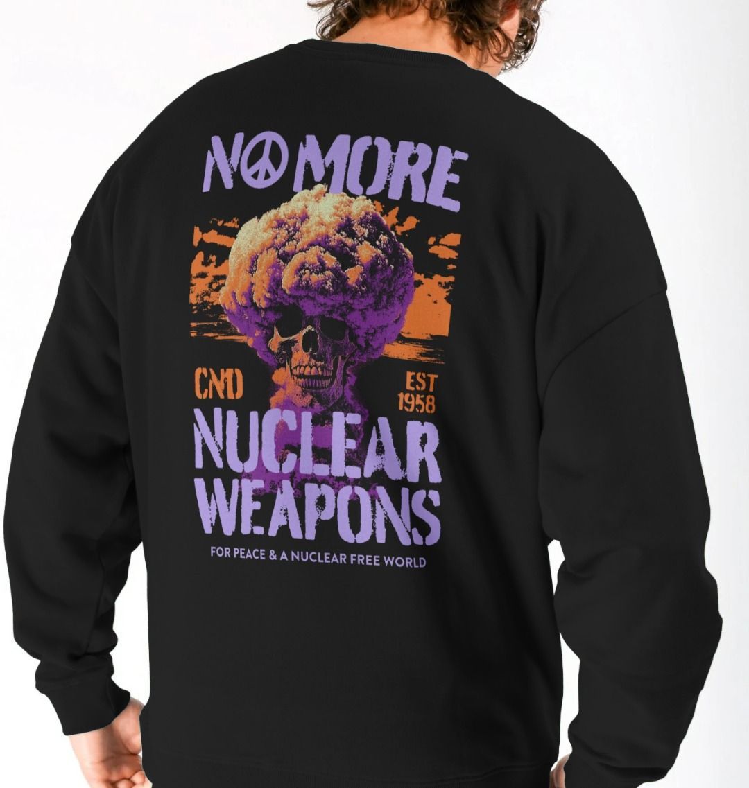 Nuclear Power? No Thanks Half Zip Sweatshirt