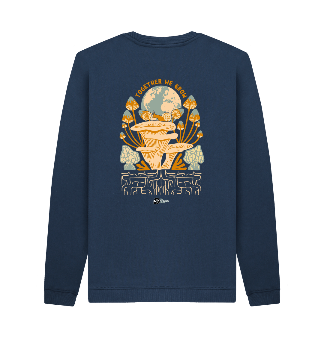 Sweat-shirt Humour Champignons Mycologie - Blague Cueilleur De Morilles - Pour Mycologues, Chasseurs De Champignons - Coupe Classique