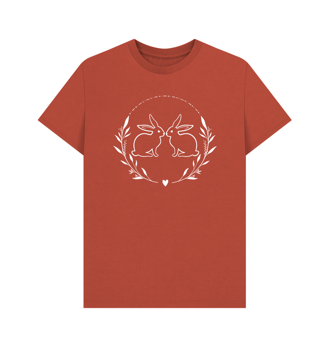 Kissing Rabbits T-shirt | Cute Rabbit Top | Rabbit Welfare