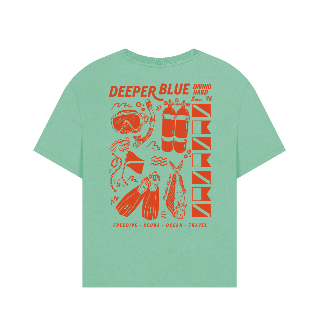 Women's Oversized Diving Gear T-shirt