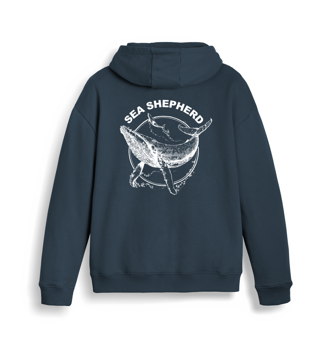 Sea Shepherd Whale Zip-Up Hoodie