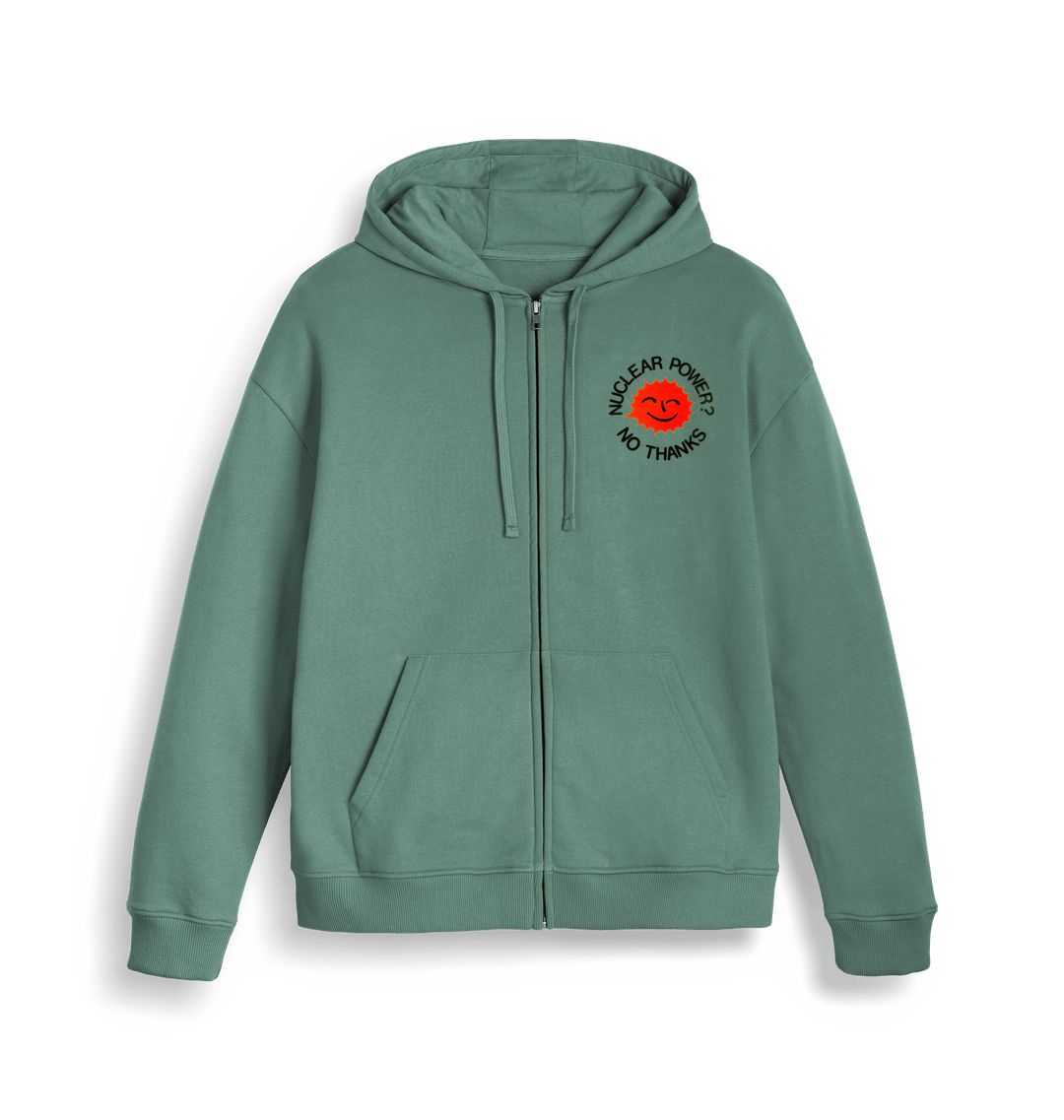 Nuclear power? No Thanks Zip Hoodie