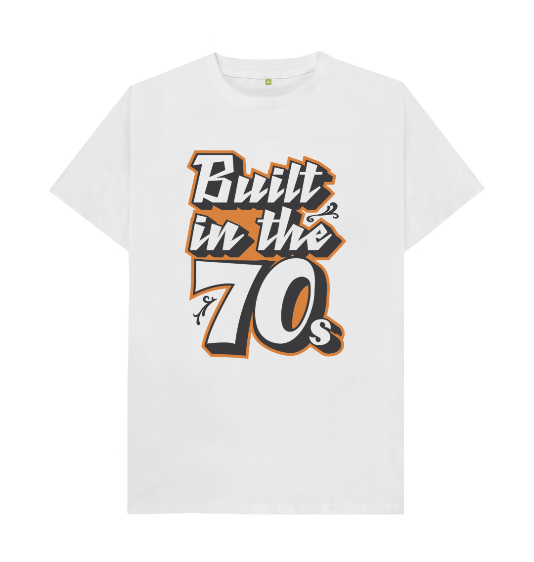 Vintage 1970s Theme T-Shirt – Crazy Dog Heather Navy, Short Sleeve, Graphic Tee, Made In USA