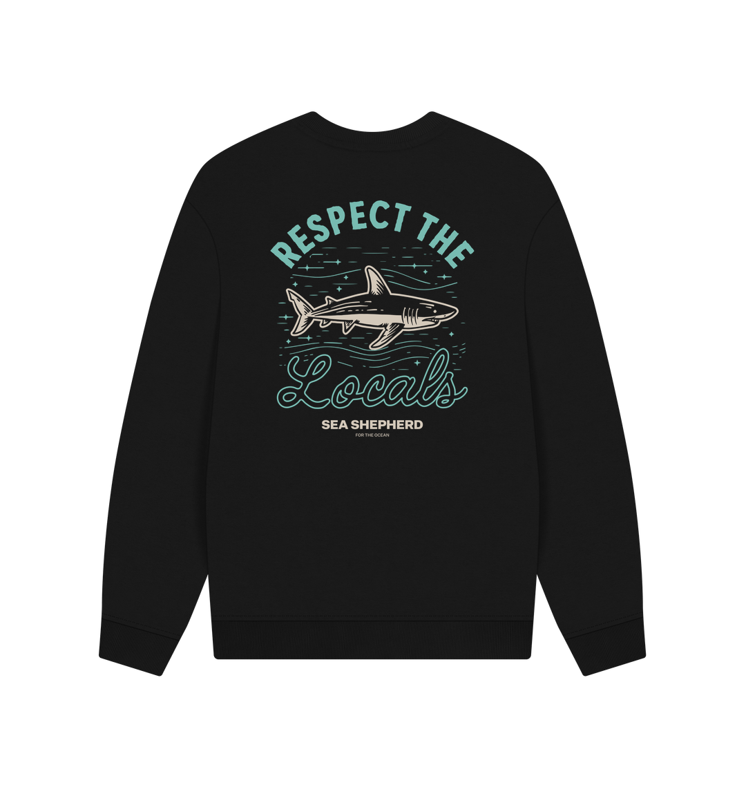 Respect The Locals Oversized Sweatshirt