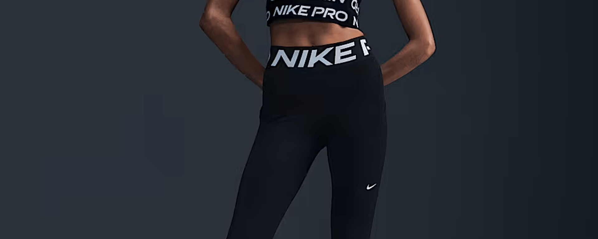 black gym leggings nike
