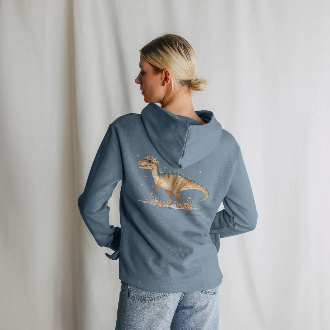 Dinosaur Hoodie - Flower Crown Raptor
