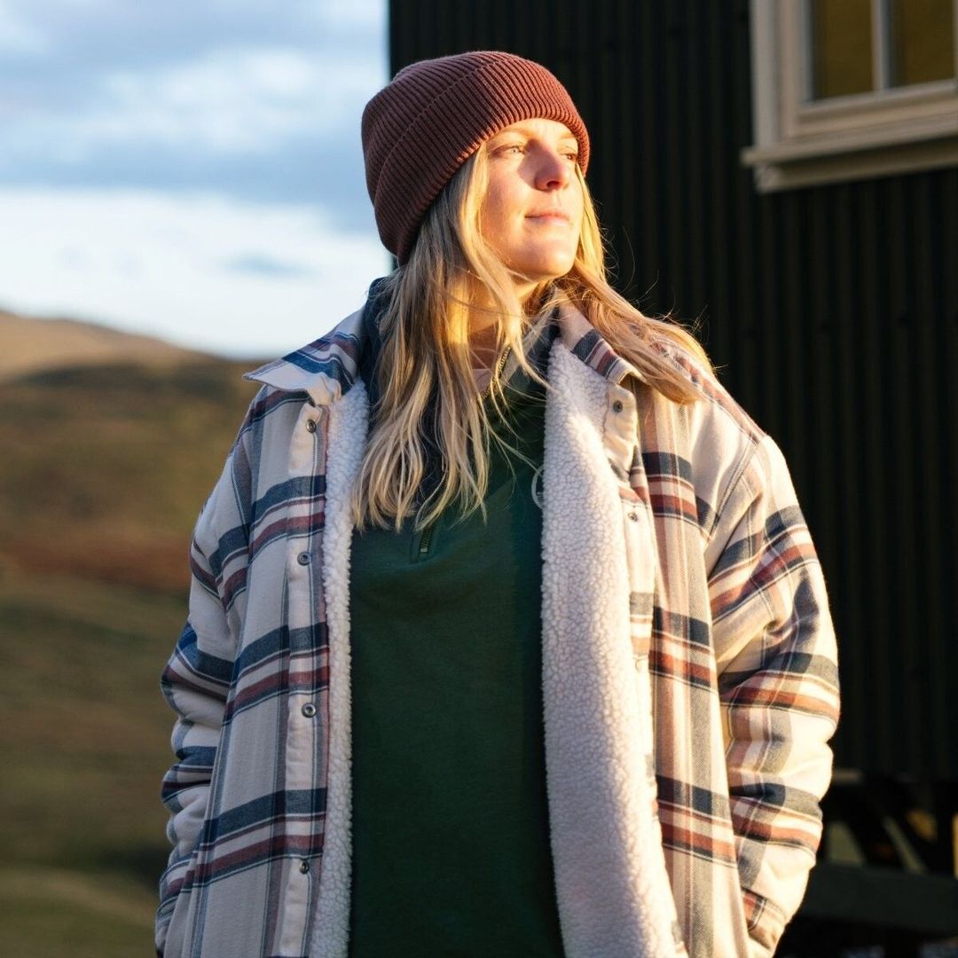 Women's Sherpa Lined Flannel Jacket