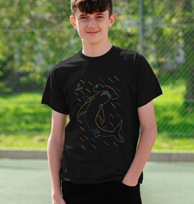 Kids Hammerhead Shark T-shirt Organic Top Shark Trust