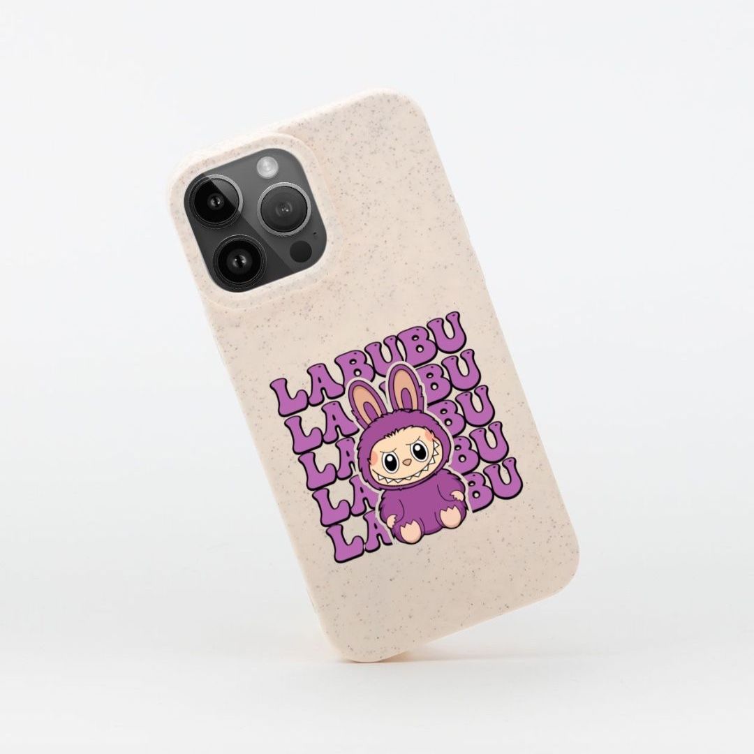 Purple Labubu Phone Case
