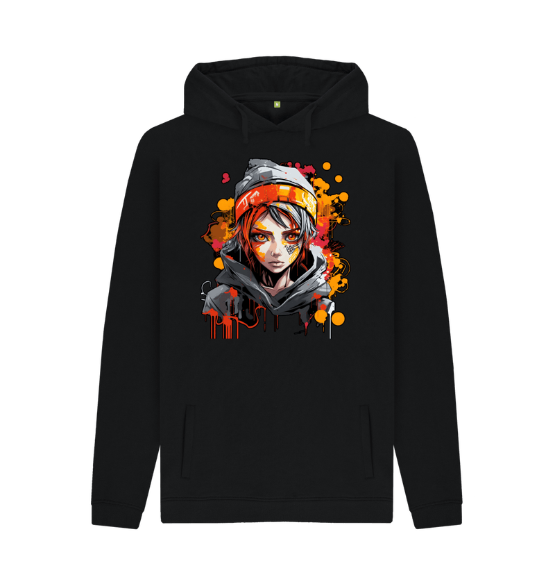 Men' Street Art Graffiti Girl Hoodie