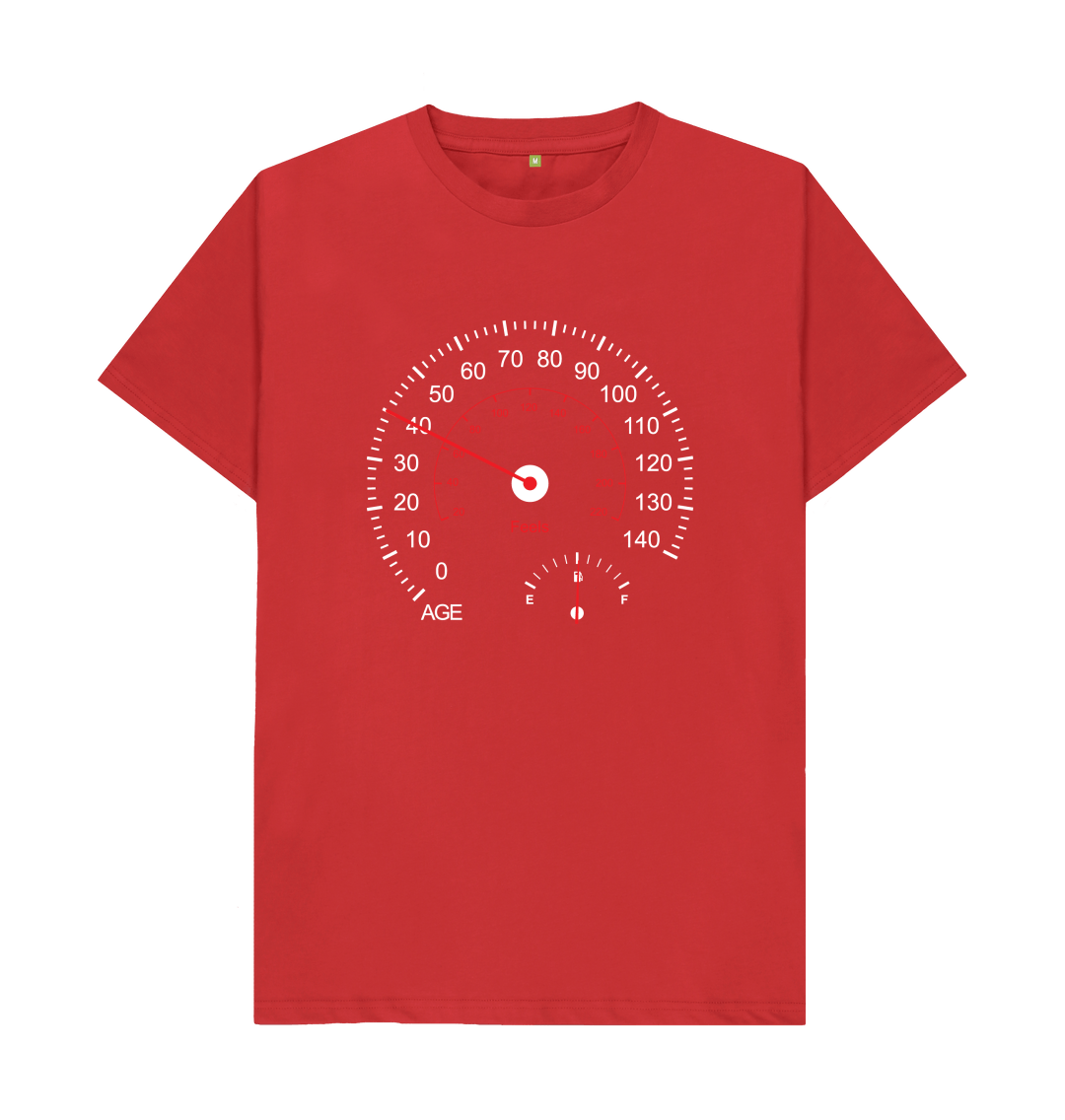40th Birthday Speedometer T-Shirt | Funny Gift | Shirtbox