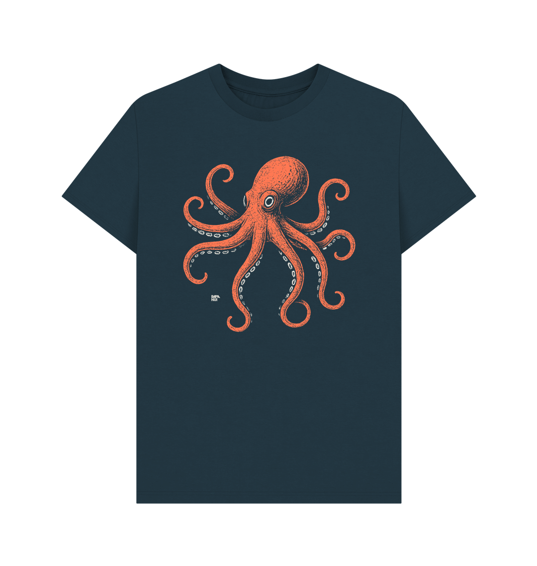T-shirt Homme Plongée Octopus - 100% Coton - Gildan Lourd - Neuf Sans étiquette