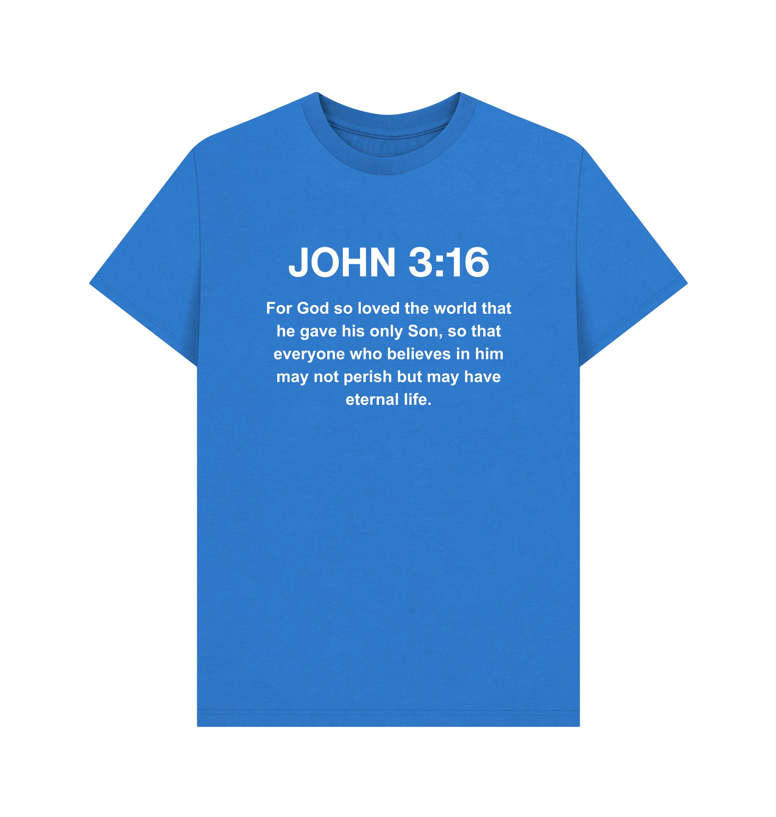 John 3:16 organic cotton Men's T-Shirt