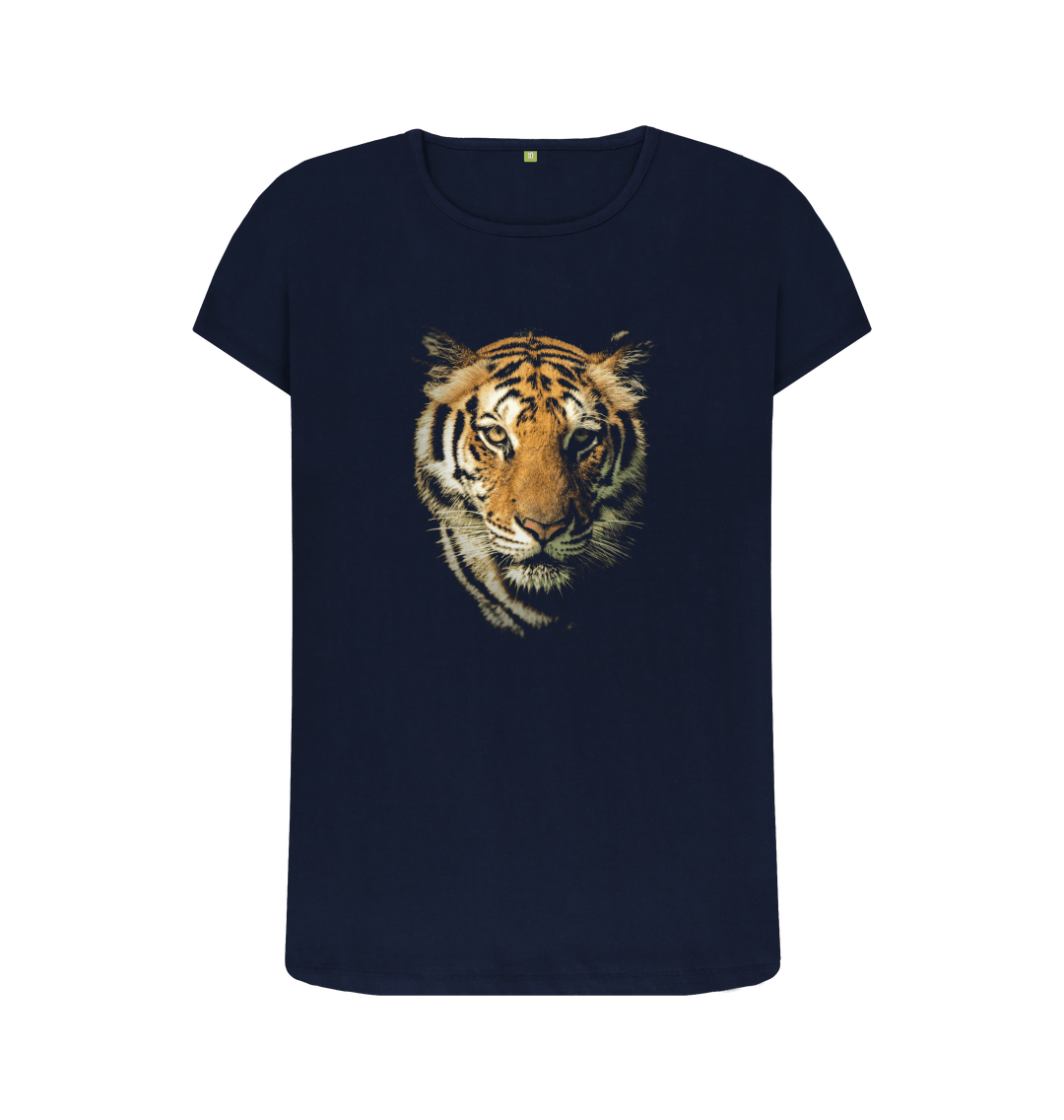 Womens Tiger T Shirt Tiger Face Top Shirtbox
