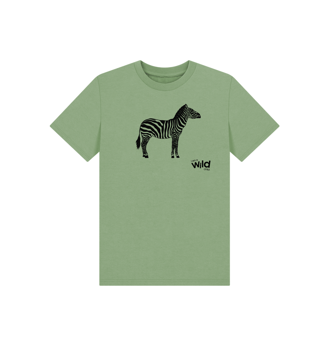Kids Zebra T-shirt | Childrens Zebra Top | BBC Earth