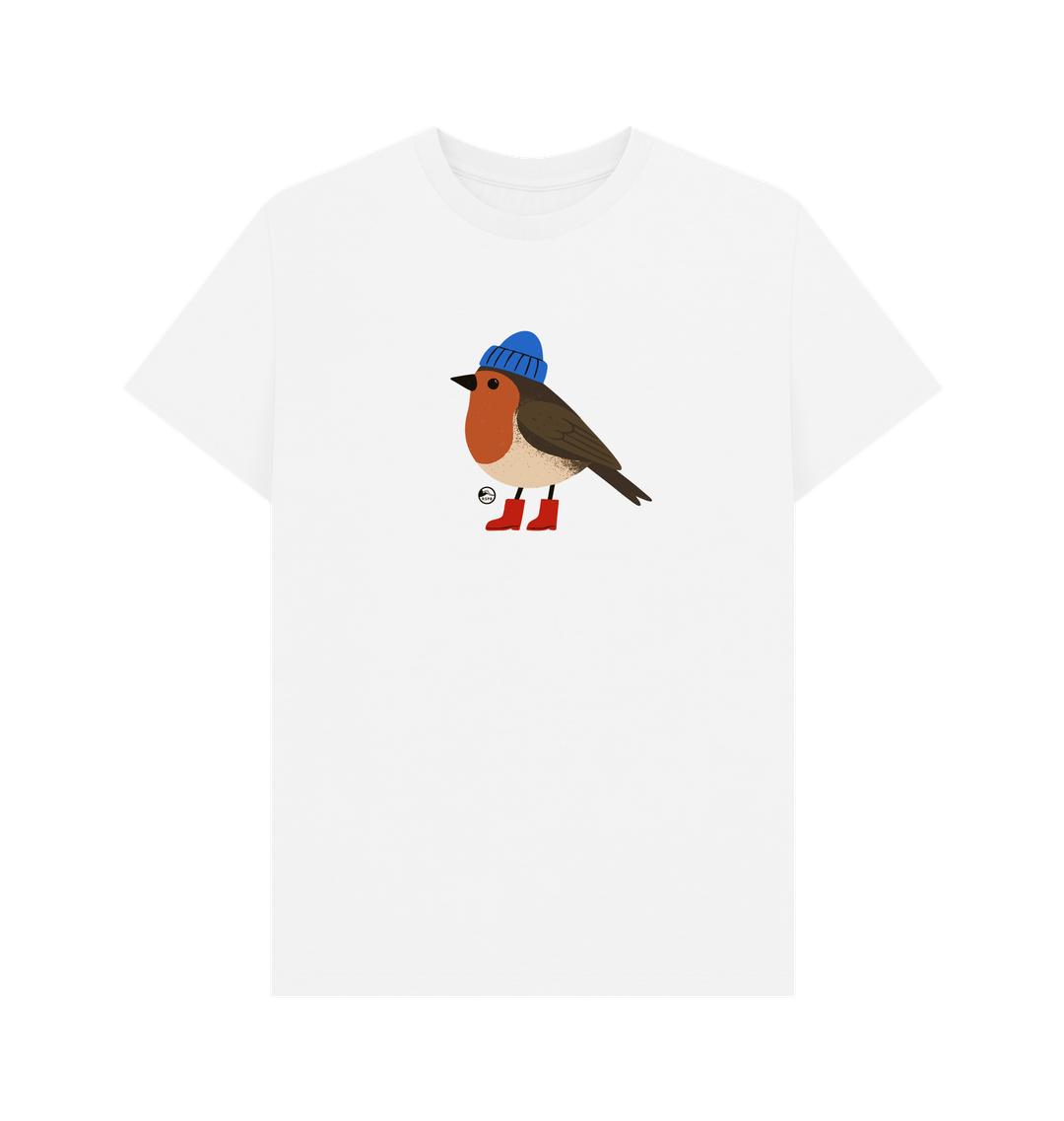 Christmas Robin T-Shirt | Cute Robin T-Shirt | RSPB