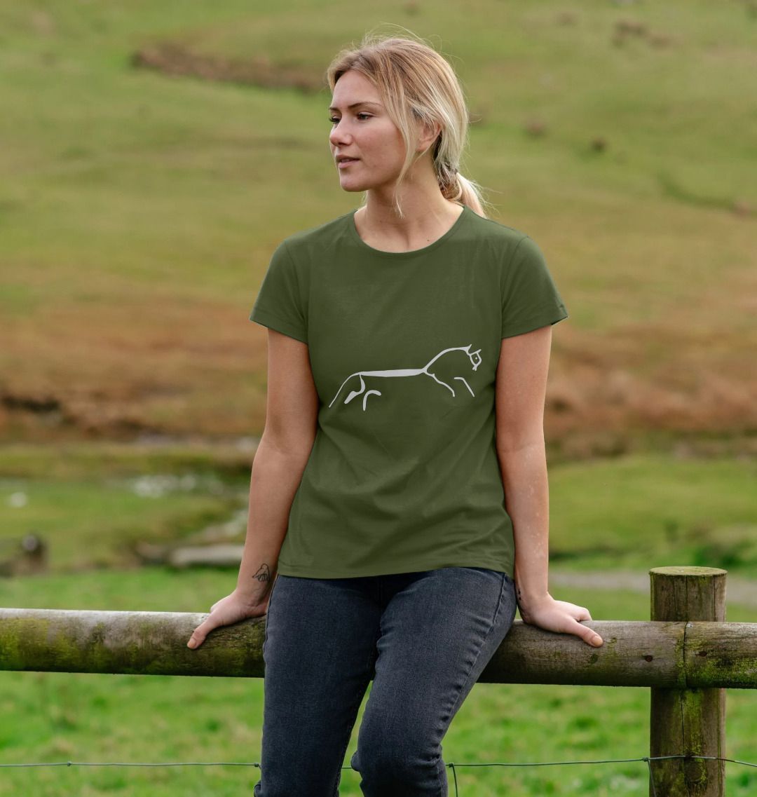 Women's Chalk Hill Figure T-Shirts | Eldon Threads Clothing