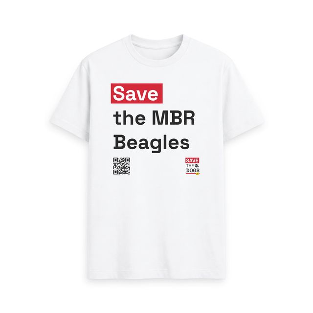 Save the MBR Beagles Mens T-Shirt (White)