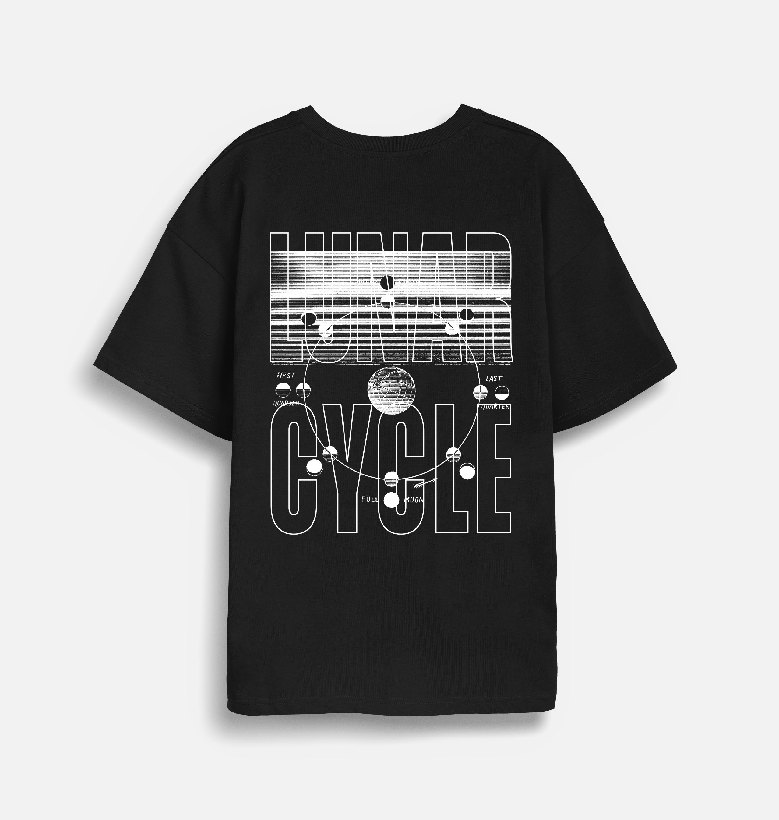 Mister Tee Unisex NASA Moon Oversize T-Shirt – Stylischer Streetwear-Look Mit Bequemem Schnitt