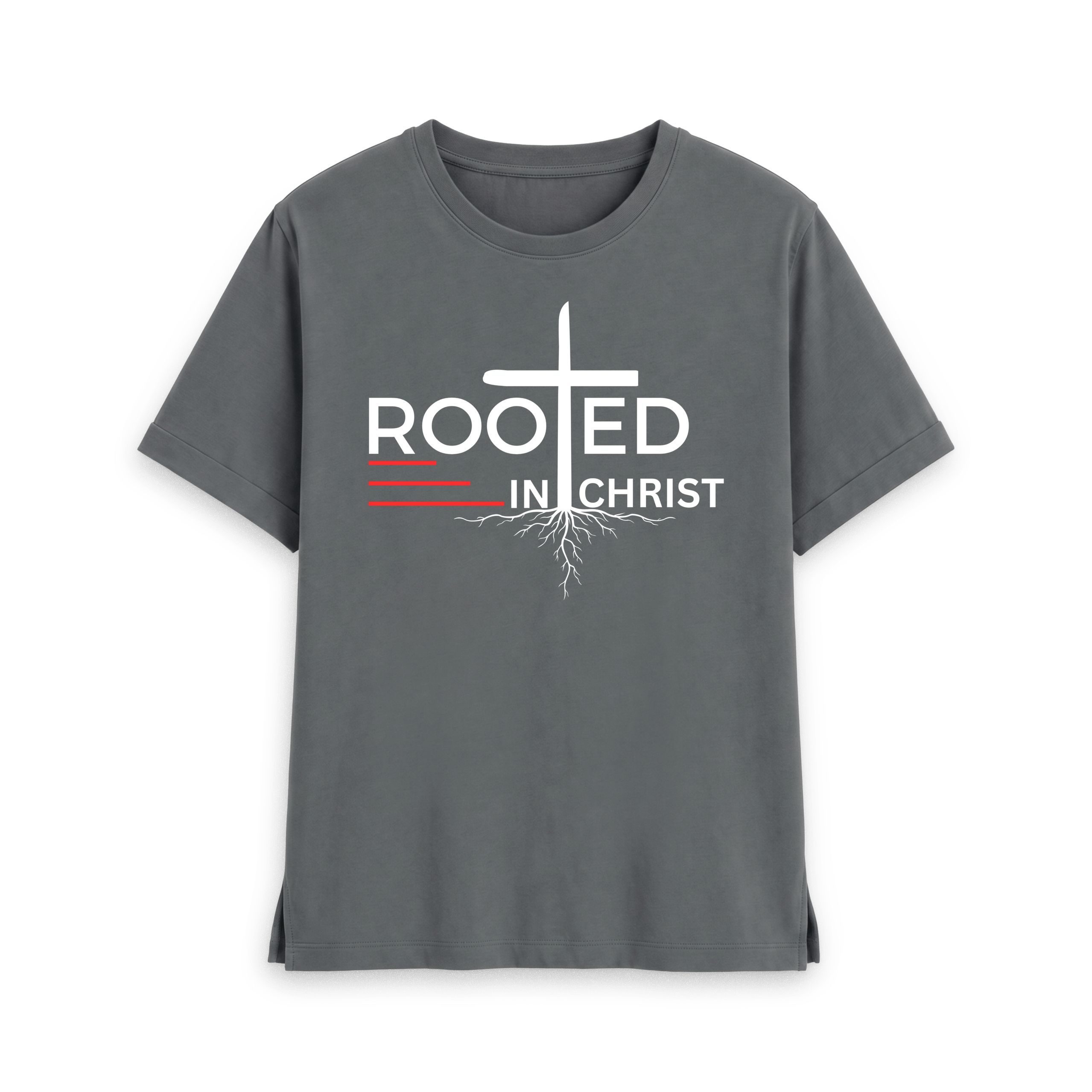 Colossians 2:7 - Rooted in Christ Organic cotton Women's Relaxed Fit T-Shirt